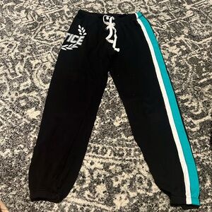 Justice lace up joggers